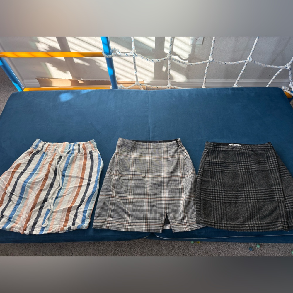 3 mini skirts size XS (A New Day and Abercrombie and fitch)